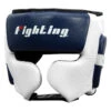 Fighting Force Leather Training Headgear -Boxing Shop ftghgt wh bl bk 1 1