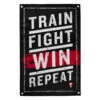 TITLE Boxing Train Fight Win Repeat Banner -Boxing Shop gb8 1
