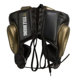 Golden Boy Training Headgear -Boxing Shop gbthg1 bk gd 03