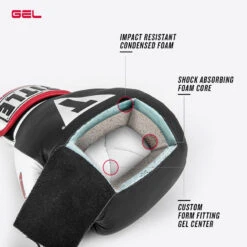 TITLE Boxing Gel World Elastic Training Gloves 25 TITLE Boxing Gel World Elastic Training Gloves -Boxing Shop gel diagram 1 7