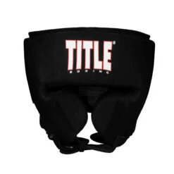 TITLE Boxing Gel Washable Training Headgear -Boxing Shop gfwhg bk 2 2