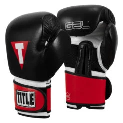 TITLE Boxing Gel Weighted Boxing Gloves -Boxing Shop glwbg bk wh rd 2 1