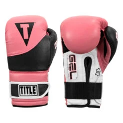 TITLE Boxing Gel Suspense Training Gloves 32 TITLE Boxing Gel Suspense Training Gloves -Boxing Shop gstge pk bk 01