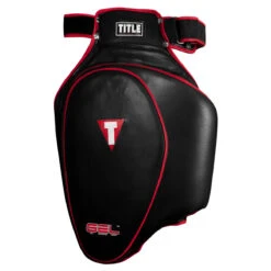 TITLE MMA Gel Thai Style Thigh Pads 2.0 -Boxing Shop gtstp2 bk rd 2