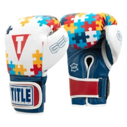 TITLE Boxing Gel World V2T Limited Edition Autism Awareness Bag Gloves -Boxing Shop gtwbgle2 2 1