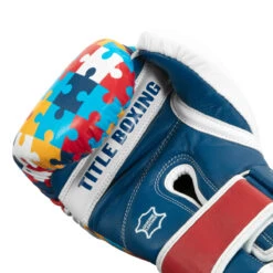 TITLE Boxing Gel World V2T Limited Edition Autism Awareness Bag Gloves -Boxing Shop gtwbgle2 5 1