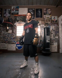 TITLE Boxing Inferno Intensity Lace Training Gloves -Boxing Shop itgli ace bk gd 3 2