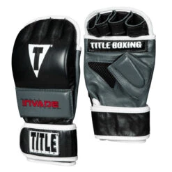 TITLE Boxing Invade Wrist Wrap Heavy Bag Gloves 2.0 -Boxing Shop iwhbg2 bk wh 2 1