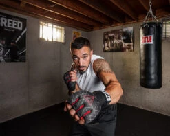 TITLE Boxing Defender Sublimated Glove Wraps 30 TITLE Boxing Defender Sublimated Glove Wraps -Boxing Shop ksgw bk rd 3 1