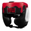TITLE Boxing Gel Lava Leather Series Headgear -Boxing Shop mlvlhg bk wh rd 1 1