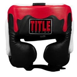 TITLE Boxing Gel Lava Leather Series Headgear 11 TITLE Boxing Gel Lava Leather Series Headgear -Boxing Shop mlvlhg bk wh rd 2 1