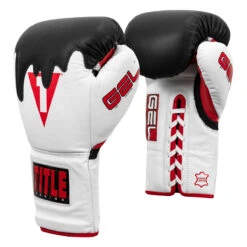 TITLE Boxing Gel Lava Leather Series Sparring Gloves 12 TITLE Boxing Gel Lava Leather Series Sparring Gloves -Boxing Shop mlvlsg wh rd bk 02