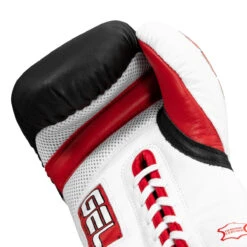 TITLE Boxing Gel Lava Leather Series Sparring Gloves 15 TITLE Boxing Gel Lava Leather Series Sparring Gloves -Boxing Shop mlvlsg wh rd bk 05