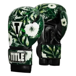 TITLE Boxing Floral Bag Gloves 12 TITLE Boxing Floral Bag Gloves -Boxing Shop oaflbg gn bk 2 1