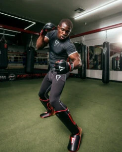 TITLE MMA Perform Hybrid Sparring Gloves 2.0 -Boxing Shop phsg2 bk rd 2 1