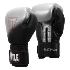 TITLE Platinum Proclaim Power Boxing Bag Gloves 11 TITLE Platinum Proclaim Power Boxing Bag Gloves -Boxing Shop ptppbg bk sv 02
