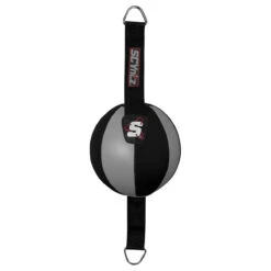 SCYntz Leather Double End Bag -Boxing Shop scydeb gr bk 1 1 1