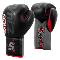 SCYntz Leather Sparring Gloves -Boxing Shop scysg bk 02 4