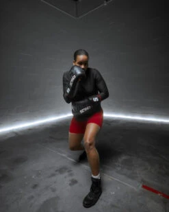 SCYntz Leather Sparring Gloves -Boxing Shop scysg bk gr 2 1