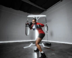 SCYntz Leather Training Gloves -Boxing Shop scytg bk gr 2 1