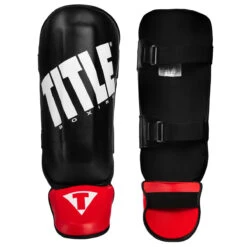 TITLE Boxing Pro Style Shin & Instep Guards 3.0 -Boxing Shop shng3 bk rd 1 1