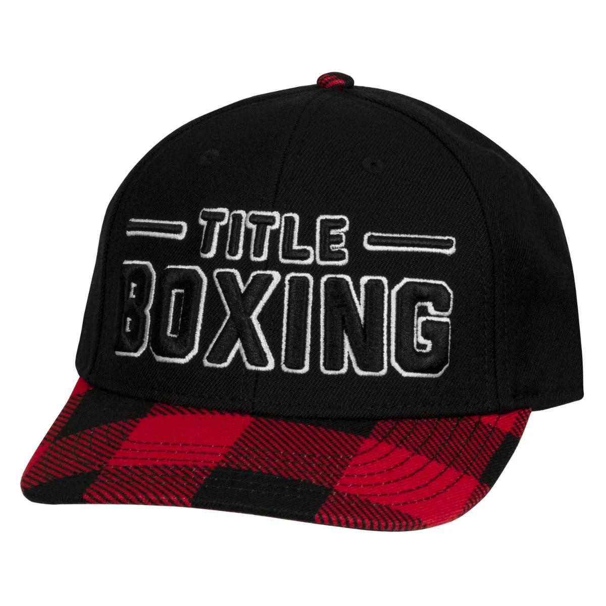 TITLE Boxing Plaid Flat Bill Adjustable Cap 3 TITLE Boxing Plaid Flat Bill Adjustable Cap