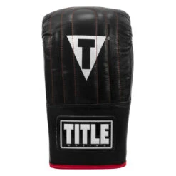 TITLE Boxing Professional Old School Leather Bag Gloves 3.0 -Boxing Shop tlsbg3 bk 03