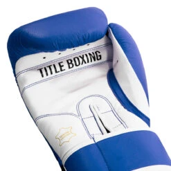 TITLE Boxing Pro Style Leather Training Gloves 3.0 -Boxing Shop tvvtg3 bl wh 005
