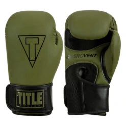 TITLE Boxing Vegan Fitness Bag Gloves -Boxing Shop vgfbg gn bk 1 1 1