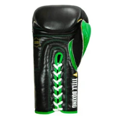 WBC By TITLE Boxing Sparring Gloves -Boxing Shop wbcsg bk gn 04
