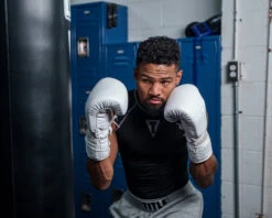 TITLE White Boxing Lace Sparring Gloves 2.0 -Boxing Shop whsg2 wh 2