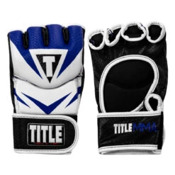 TITLE MMA Command Pro Fight Gloves 26 TITLE MMA Command Pro Fight Gloves -Boxing Shop xmcpfg bl wh 001 1