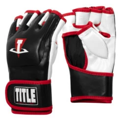 TITLE MMA Conflict Training Gloves 12 TITLE MMA Conflict Training Gloves -Boxing Shop xmtg bk wh rd 002