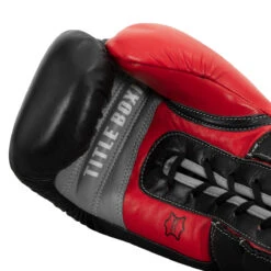 TITLE Boxing Leather Enforcer Pro Sparring Gloves -Boxing Shop xrvcsg bk sv 05