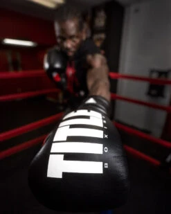 TITLE Boxing Leather Enforcer Pro Sparring Gloves -Boxing Shop xrvcsg bk 2