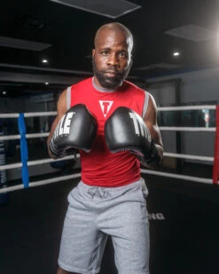 TITLE Boxing Leather Enforcer Pro Sparring Gloves -Boxing Shop xrvcsg bk sv 1