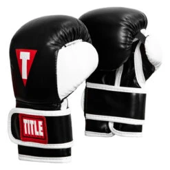 TITLE Boxing Youth Bag Gloves 18 TITLE Boxing Youth Bag Gloves -Boxing Shop ytbbg bk wh 02