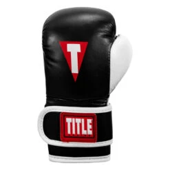 TITLE Boxing Youth Bag Gloves 19 TITLE Boxing Youth Bag Gloves -Boxing Shop ytbbg bk wh 03