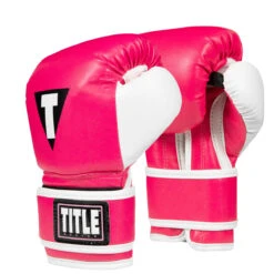 TITLE Boxing Youth Bag Gloves 29 TITLE Boxing Youth Bag Gloves -Boxing Shop ytbbg pk wh 1 1