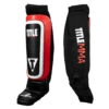 TITLE MMA Shin-N-Instep Pull-On Guards -Boxing Shop ztsnsg bk rd 1